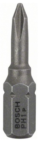Бита BOSCH 25мм PH1 XH (3шт)