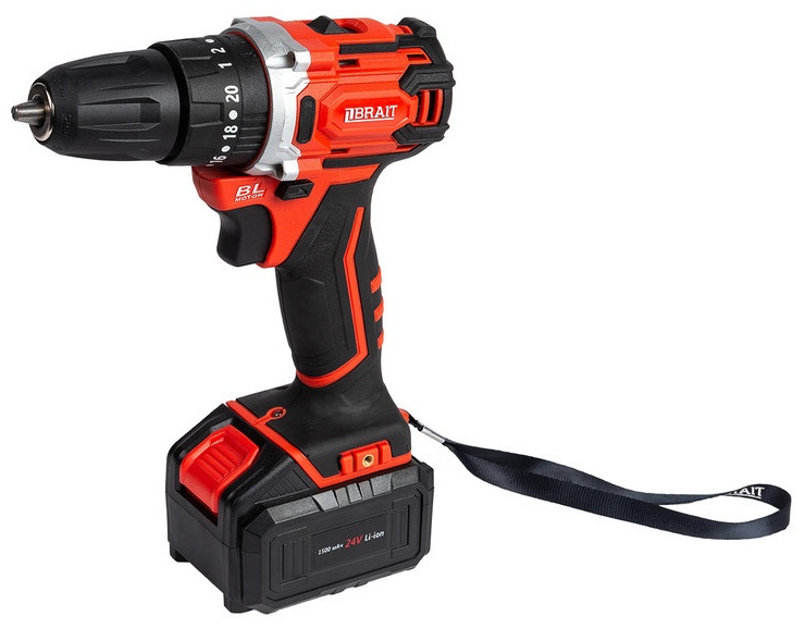 Дрель аккумуляторная BRAIT BCD24SSBL
