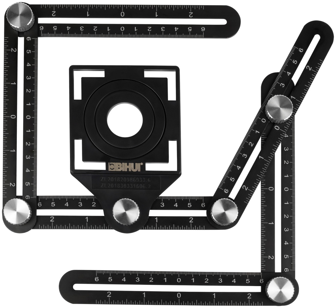 Шаблон-линейка BIHUI (Алюминий)