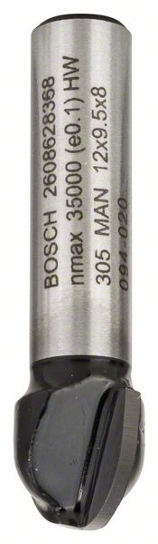 Фреза BOSCH галтельная Std S8/R6/D12/L9.2
