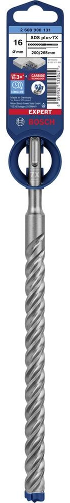 Бур BOSCH SDS plus-7X д/арм.бетона  16x200x265мм Expert