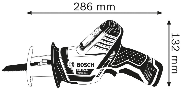 Пила сабельная GSA 12V-14 PROFESSIONAL BOSCH