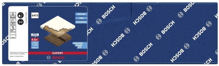 Губка 98x120x13мм Contour Medium  Expert BOSCH