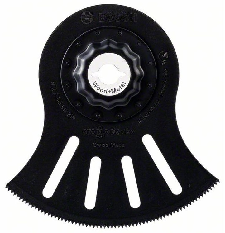 Сегментированный пильный диск BOSCH StarlockMax BIM MACZ 145 BB Wood & Metal