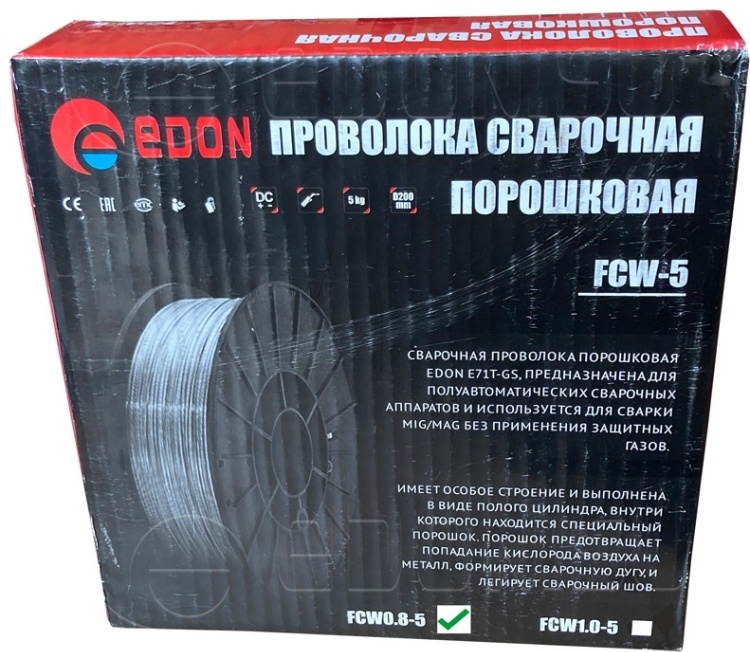 Сварочная проволока порошковая "Edon FCW0,8-5"