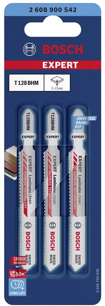 Пилки T128BHM Laminate Clean Expert(3шт) BOSCH