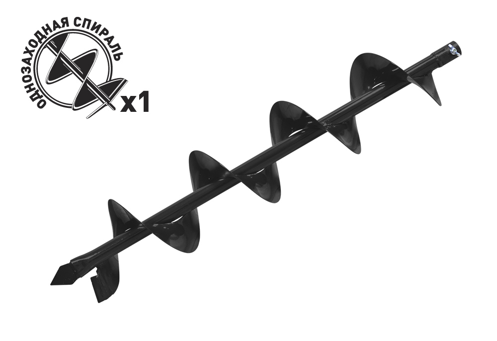 Шнек для грунта d пос=20мм,D=150мм (CARVER AG-52)