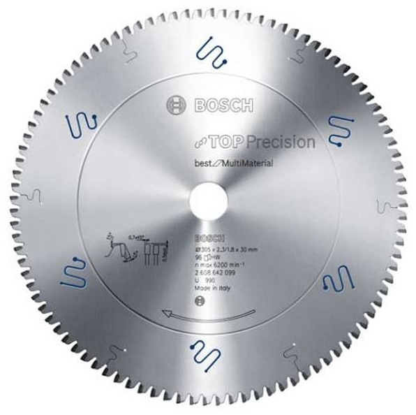 Диск циркулярный  254х30х80T MULTI TOP BOSCH
