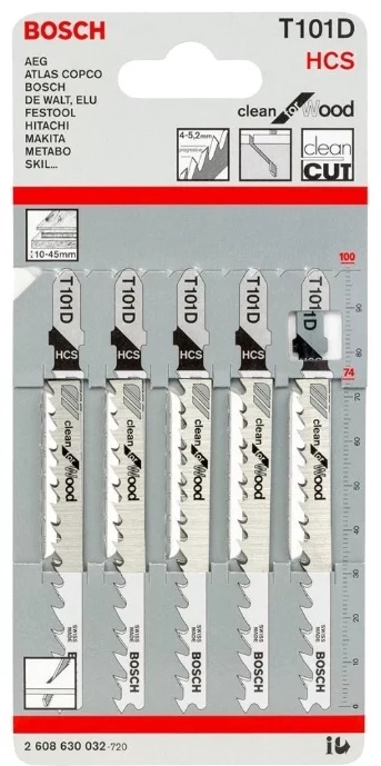 Пилки T 101 D HCS ВОSСН (5)
