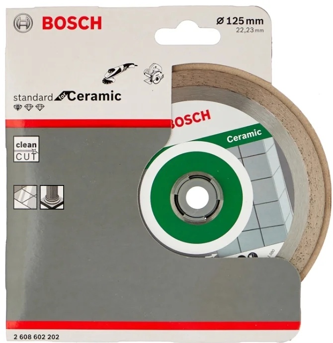 Алмазный отрезной круг Standard for Ceramic 125 x 22,23 x 1,6 x 7 mm 