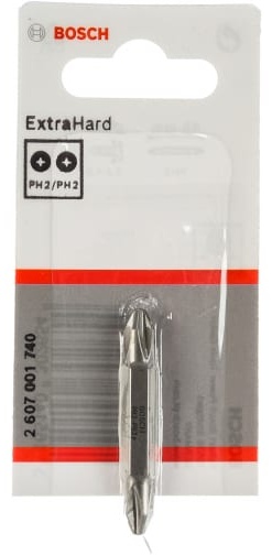 Бита BOSCH 45мм PH2-PH2  двусторонняя