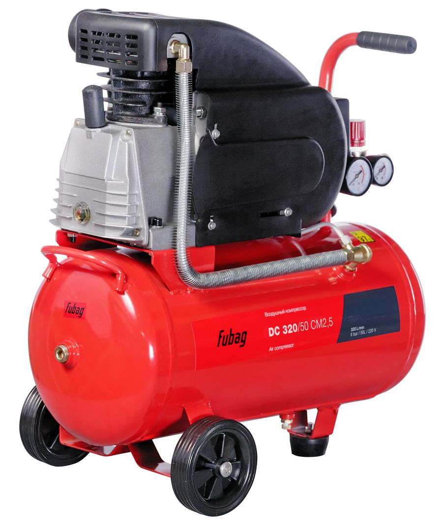 Компрессор Fubag DC 320/50 CM2,5 (320 л/мин_50л8бар_1,8кВт)