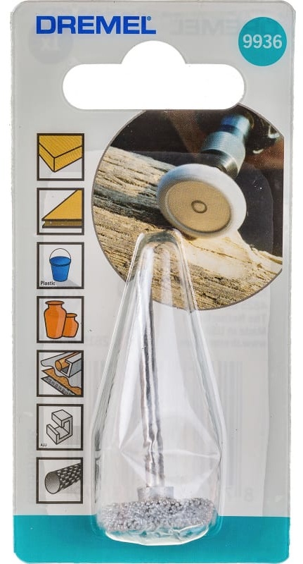 Насадка зазубренная из карбида вольфрама круговой формы  для гравировки 19 мм DREMEL