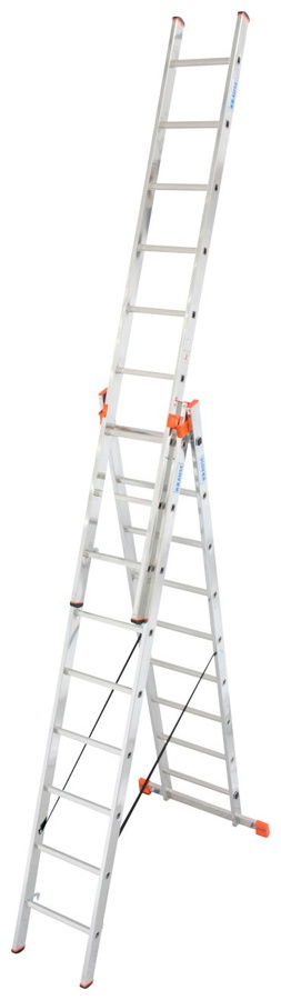 Лестница трехсекционная универсальная TRIBILO KRAUSE MONTO 3x9