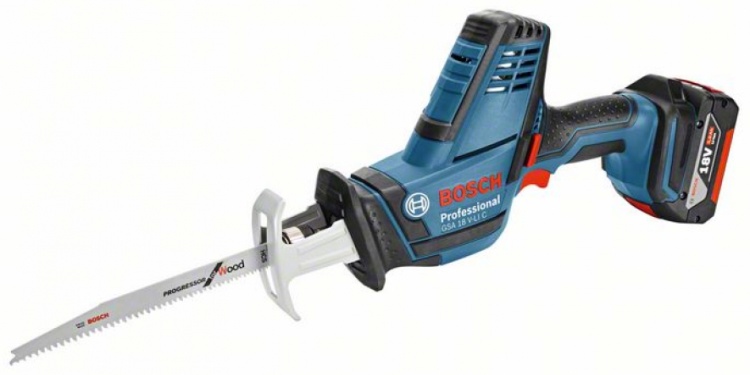 Пила сабельная аккумуляторная GSA 18V-LI C BOSCH
