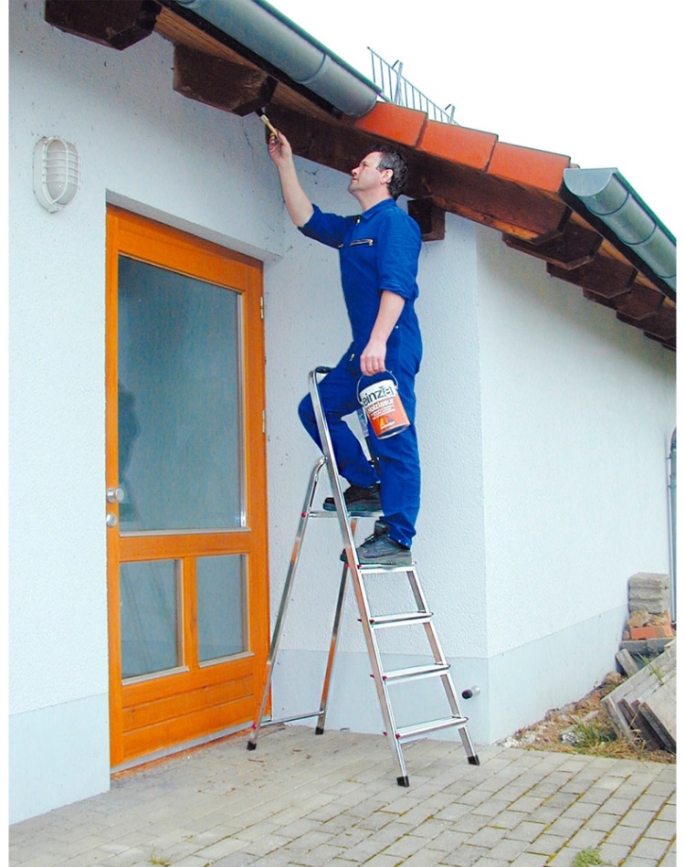 Лестница-стремянка одностороннего типа CORDA 5 KRAUSE (Германия)