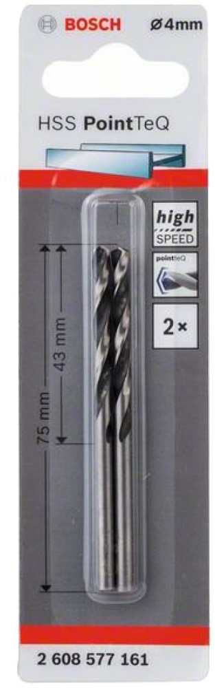 Спиральное сверло BOSCH PointTeQ 4.0mm (2)