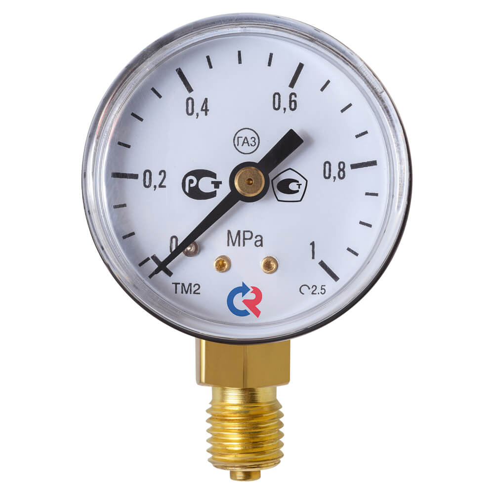 Манометр 1,0 МПа, углекислый газ