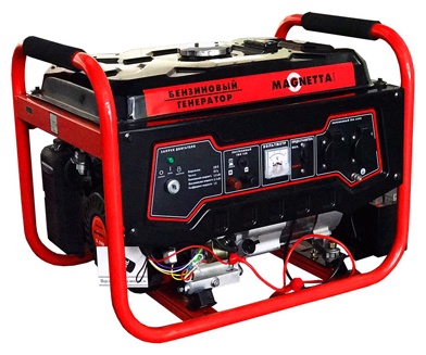 Magnetta, GFE4500, Бензиновый генератор 2.9 кВт, 220 В