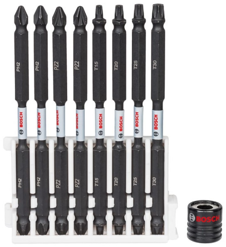 Набор 2-ст.ударн.бит 110мм,8шт+маг.муфта