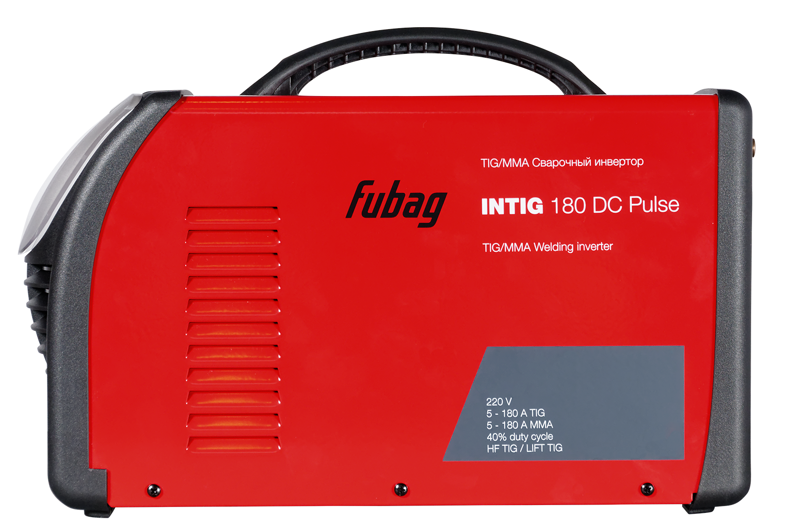 FUBAG Сварочный инверторный аргонодуговой аппарат FUBAG INTIG 180 DC PULSE с горелкой FB TIG 26 5P 4m