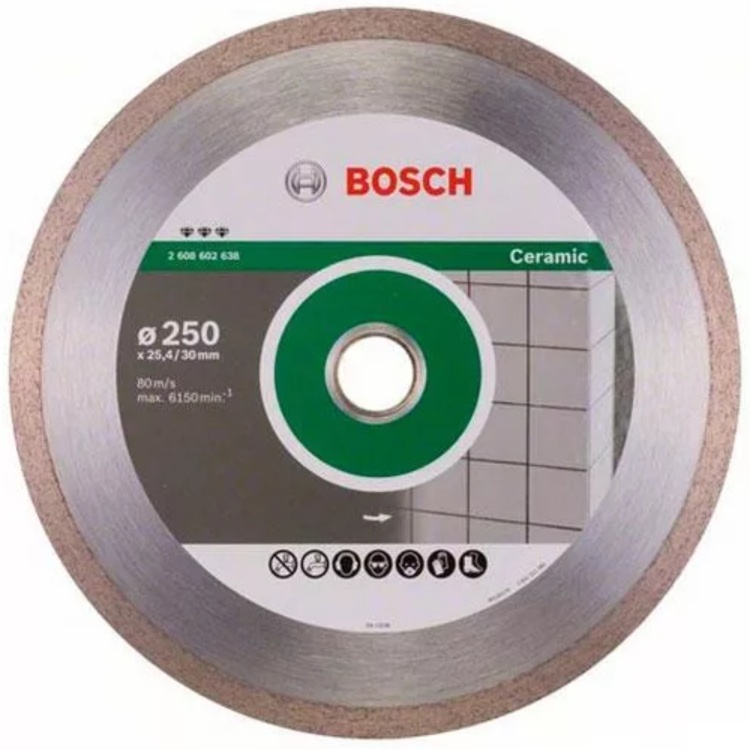 Алмазный отрезной круг Best for Ceramic  250 x 30/25,40 x 2,4 x 10 mm