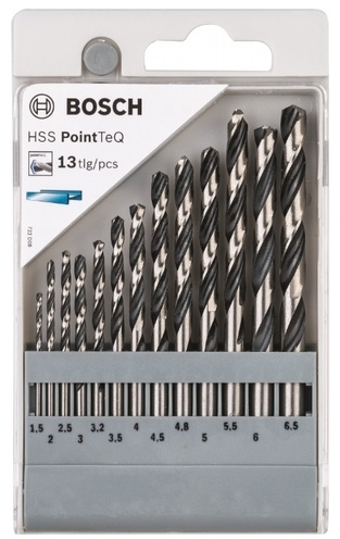 Набор сверел BOSCH PointTeQ 13pcs Set