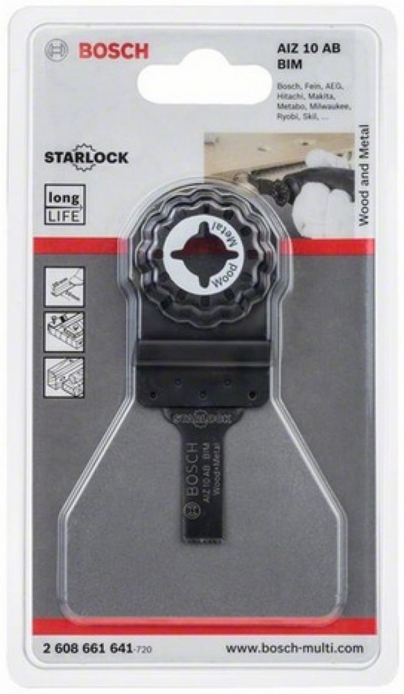 Погружное пильное полотно BIM METAL (10х20 мм) для GOP 10.8 Bosch