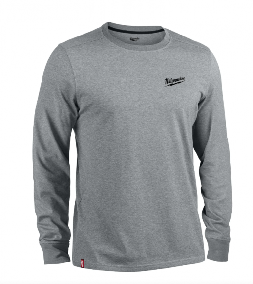 Лонгслив Milwaukee HYBRID-M, серый