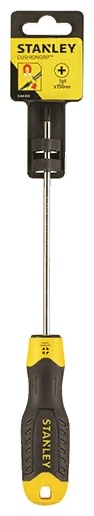 0-64-933 STANLEY  ОТВЕРТКА "CUSHION GRIP" ПОД ШЛИЦ PH1 Х 150ММ