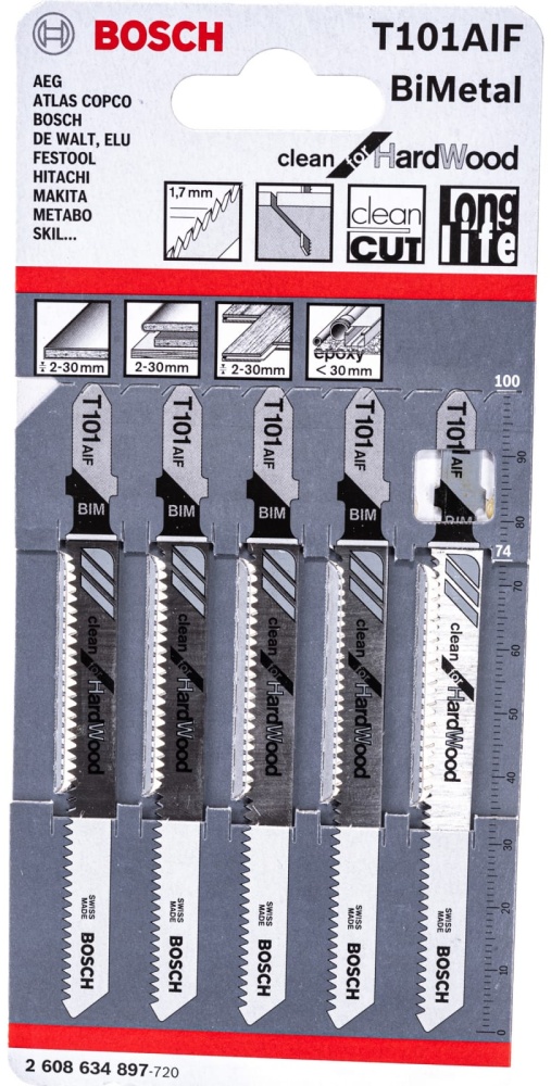 Пилки T-101 AIF,BIM ВОSСН (5)
