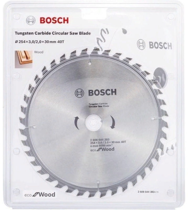 Диск пильный ECO WO 254X30-40T BOSCH