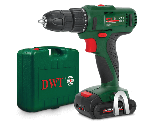 Аккумуляторная дрель-шуруповерт DWT ABS-14.4 Bli-2 BMC