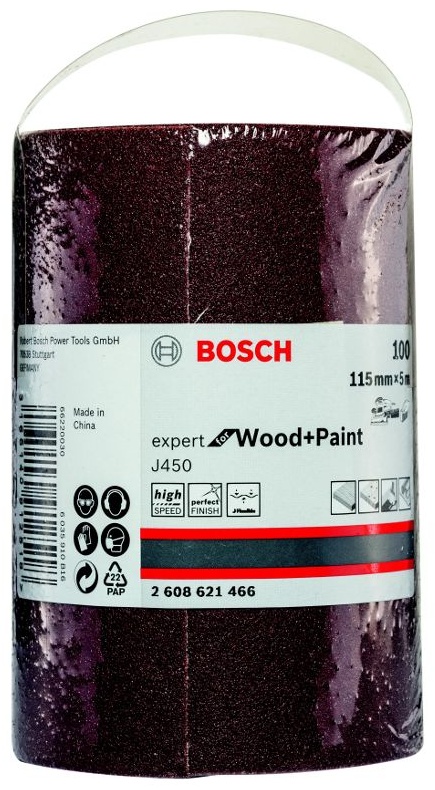 Материал шлифовальный в рулонах G100 - 115mmX5.000mm BOSCH
