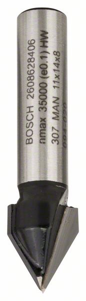 Фреза BOSCH пазовая V Std S8/D11/L14/60