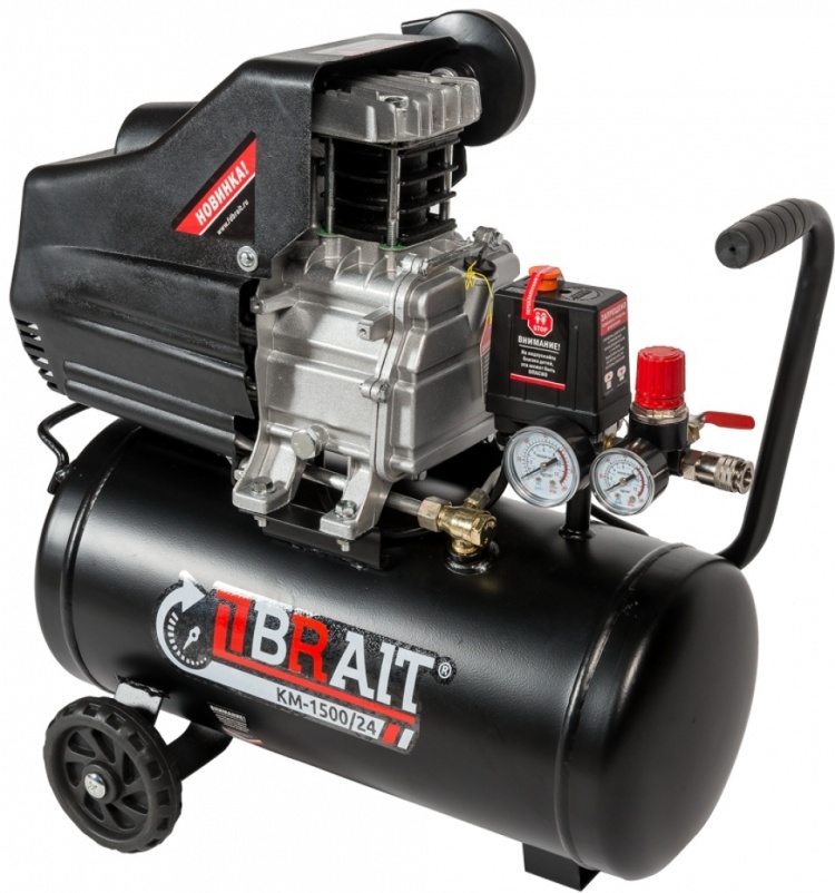 Компрессор воздушный BRAIT КМ-1500/24