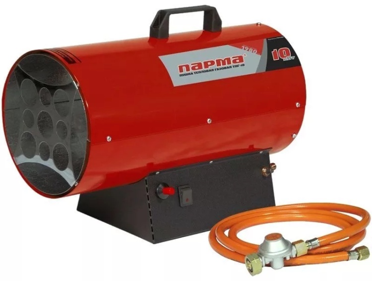 Тепловая газовая пушка ПАРМА ТПГ-10 (10 кВт,300 куб.м/час) РОССИЯ