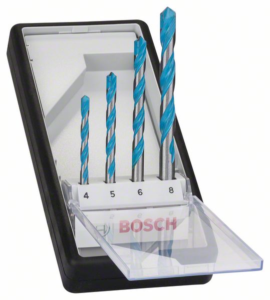 Набор сверел BOSCH Robust Line CYL-9 MultiConstruction (4шт)