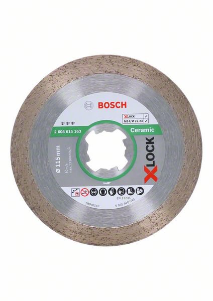 X-LOCK Алмазный диск  Best for Ceramic 115 x 22,23 x 1,8 x 10мм