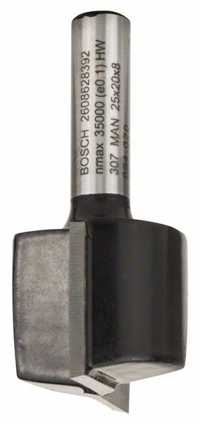 Фреза BOSCH пазовая Std S8/D25/L20