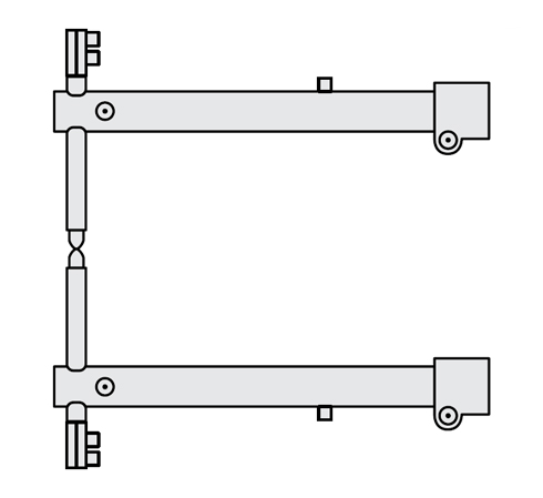 FUBAG Комплект плеч O 45 х 800мм для RS 35i