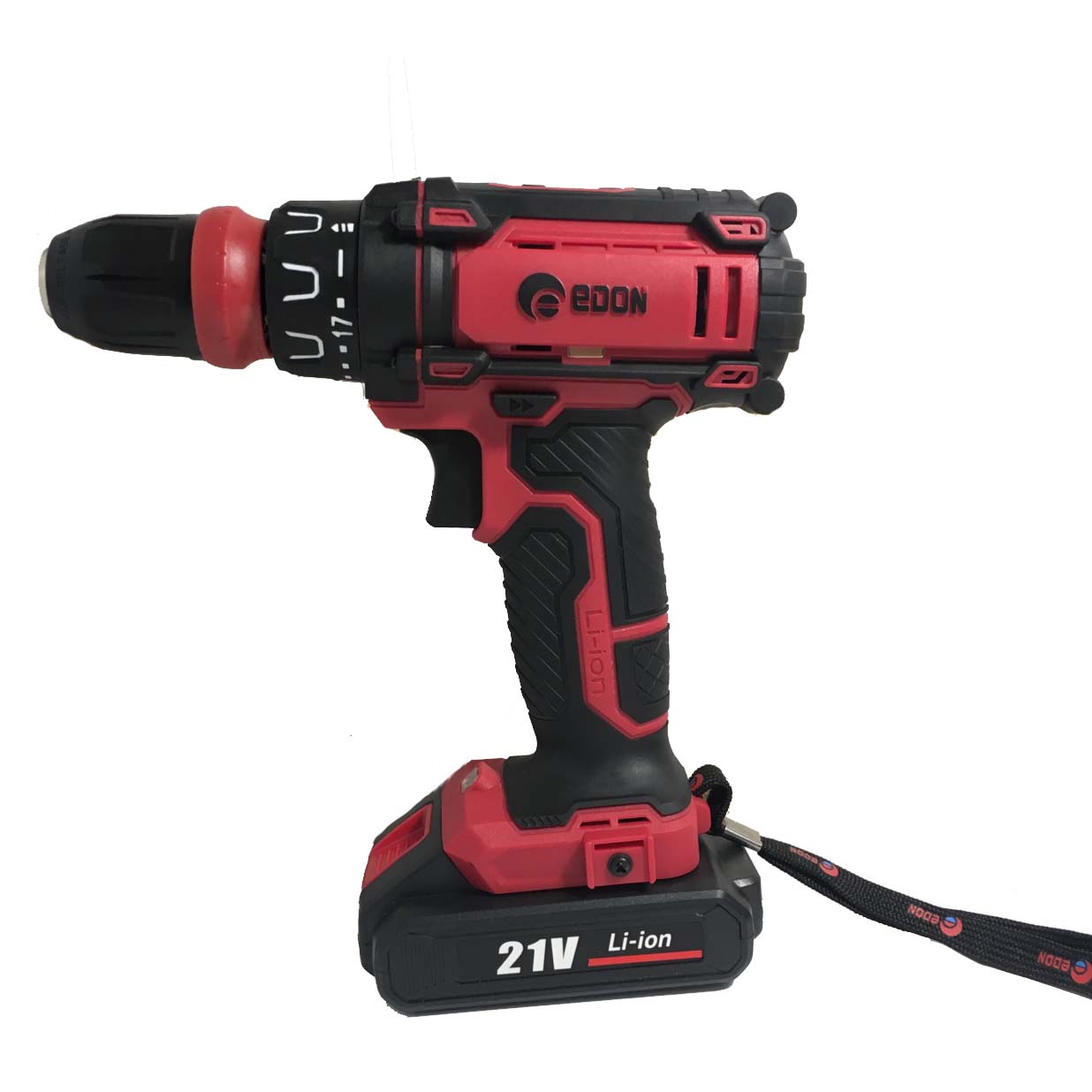 Аккумуляторный шуруповерт Edon-AD 21 AUN с функцией удара