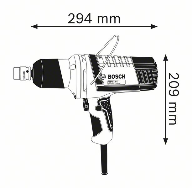 Ударные гайковерты GDS 18 E Professional