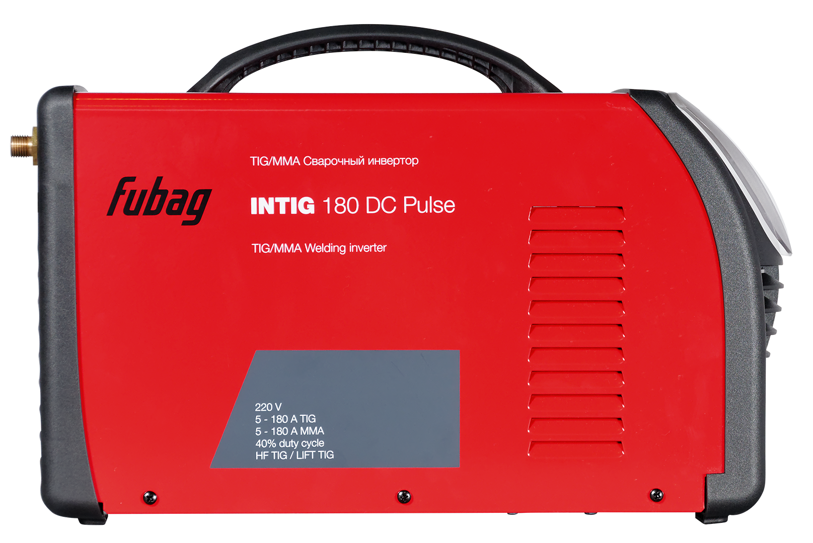 FUBAG Сварочный инверторный аргонодуговой аппарат FUBAG INTIG 180 DC PULSE с горелкой FB TIG 26 5P 4m