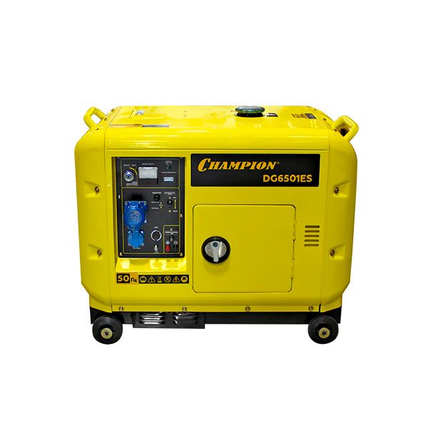 Дизельный генератор CHAMPION DG6501ES+ATS