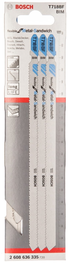 Пилки Т-718 BF BOSCH за 1 шт, (3)