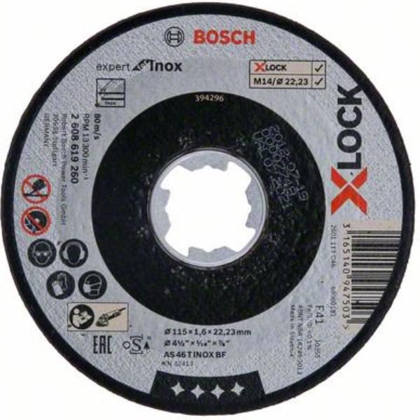 X-LOCK Отрезной диск Expert for INOX 115x1.6x22.23 прямой