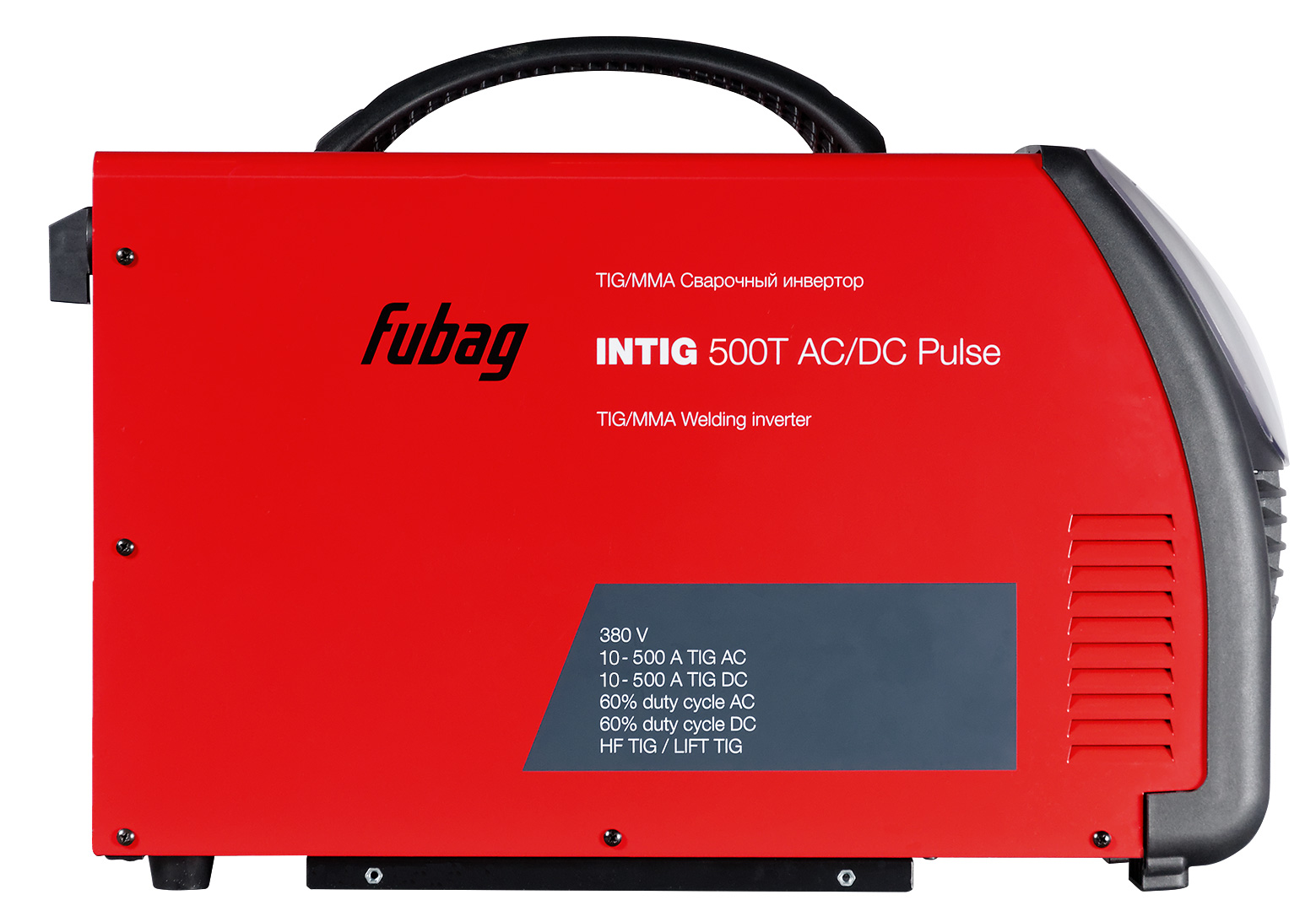 FUBAG Сварочный инверторный аргонодуговой аппарат INTIG 500 T AC/DC PULSE с горелкой FB TIG 26 5P 4m (38459)