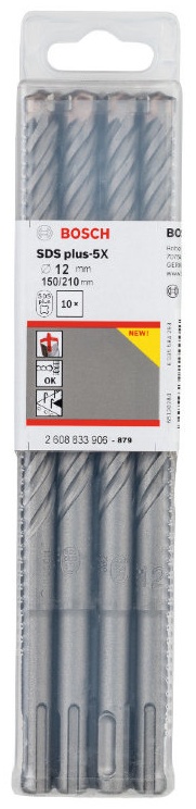 10 Сверло SDS plus-5X  12x150x210
