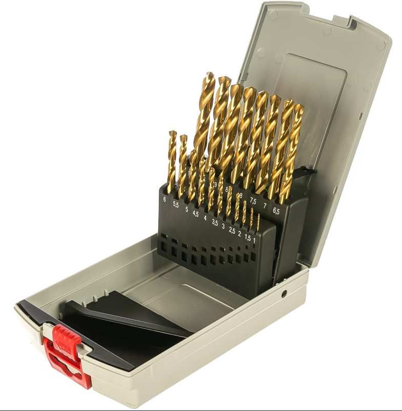 Набор сверл по металлу Bosch ProBox HSS-TiN (19 шт; 1-10 мм)